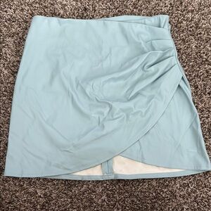 Baby Blue Elegant Blue Wrap Skirt size SM